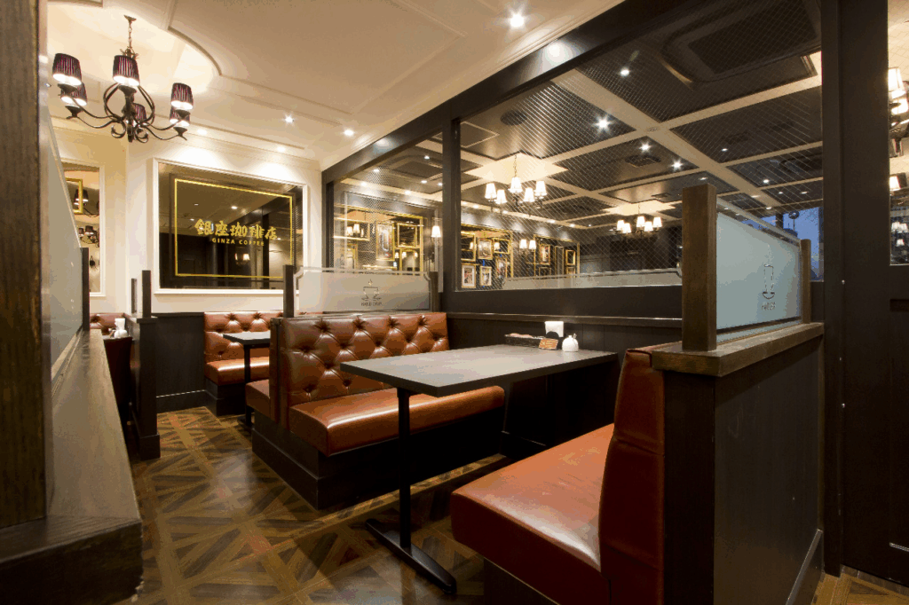 銀座数寄屋橋店の店内の雰囲気