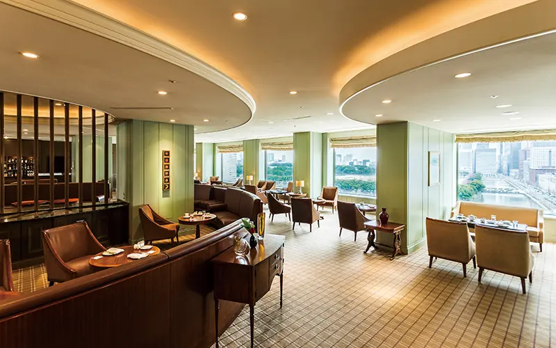 帝国ホテル 東京 インペリアルラウンジ アクアの店内の雰囲気